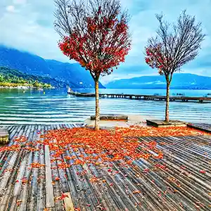 Lac du Bourget en automne